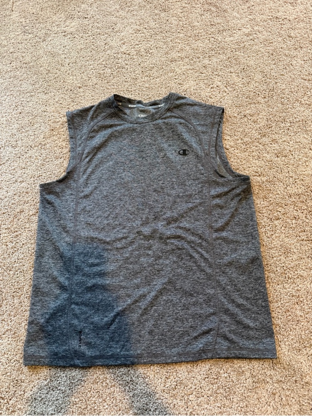 Champion Men’s Sleeveless Performance Tank - Charcoal Gray